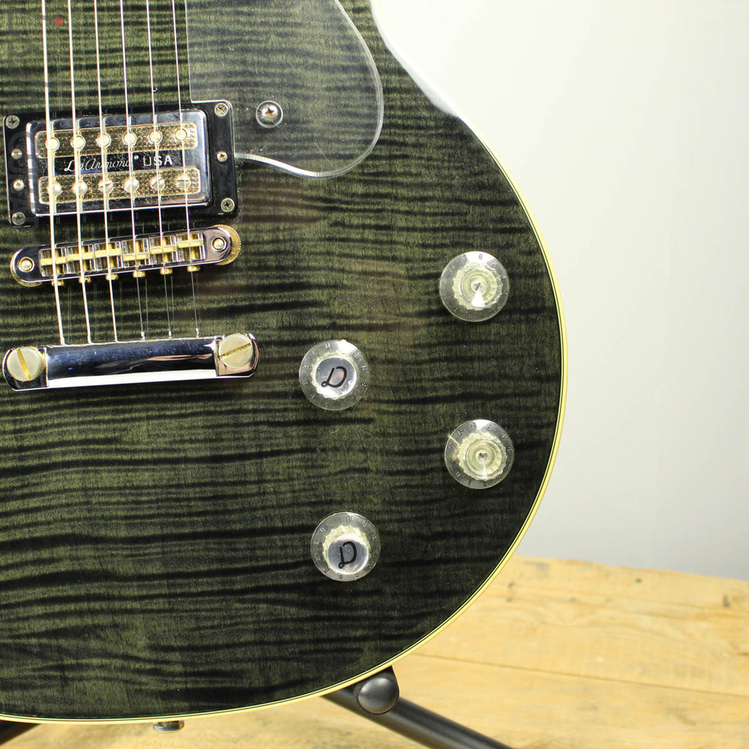 2001 DeArmond M-72 Transparent Black Flame Top