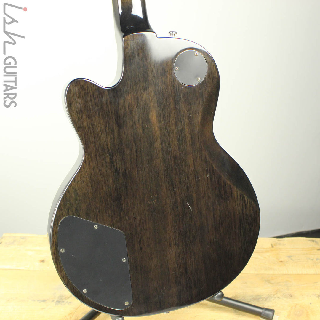 2001 DeArmond M-72 Transparent Black Flame Top