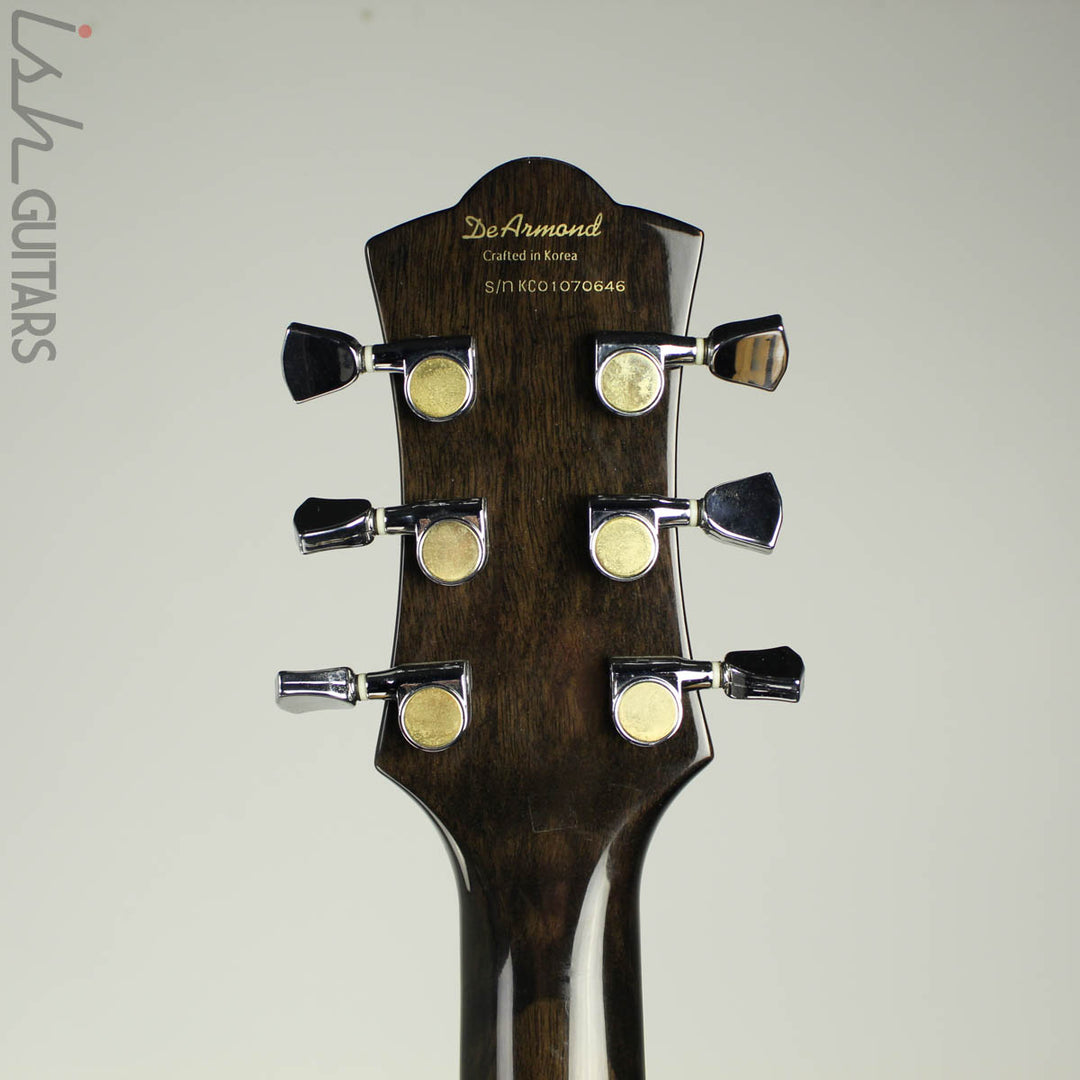 2001 DeArmond M-72 Transparent Black Flame Top