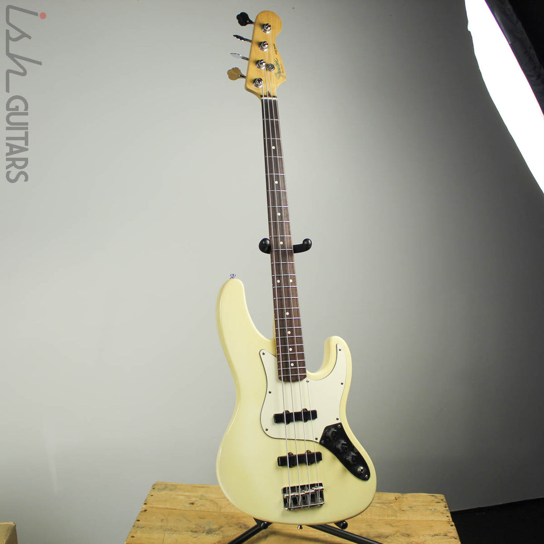 1989 Fender Jazz Bass Olympic White