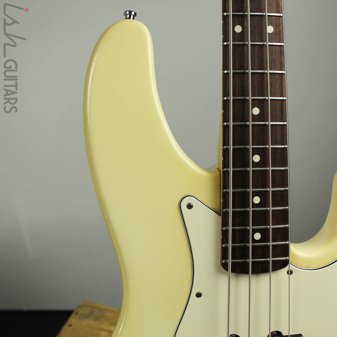1989 Fender Jazz Bass Olympic White