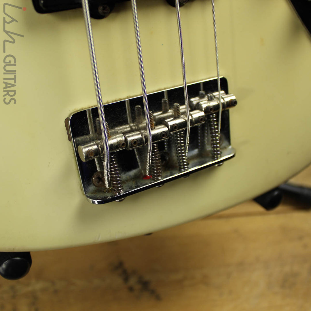 1989 Fender Jazz Bass Olympic White
