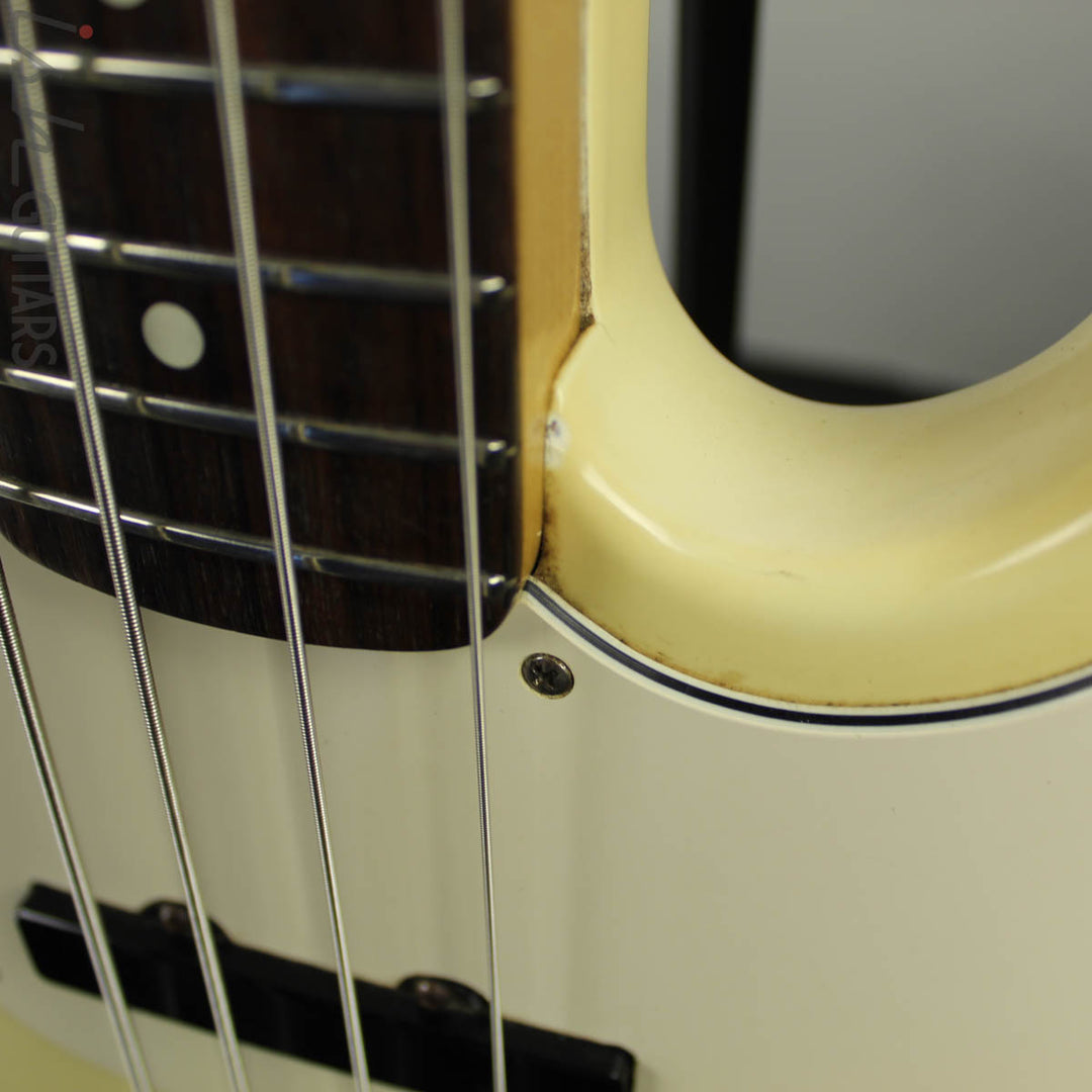1989 Fender Jazz Bass Olympic White