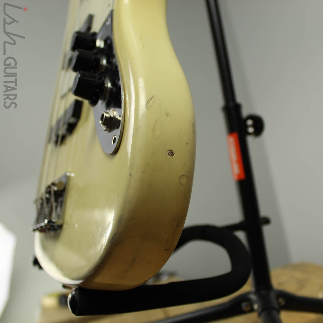 1989 Fender Jazz Bass Olympic White
