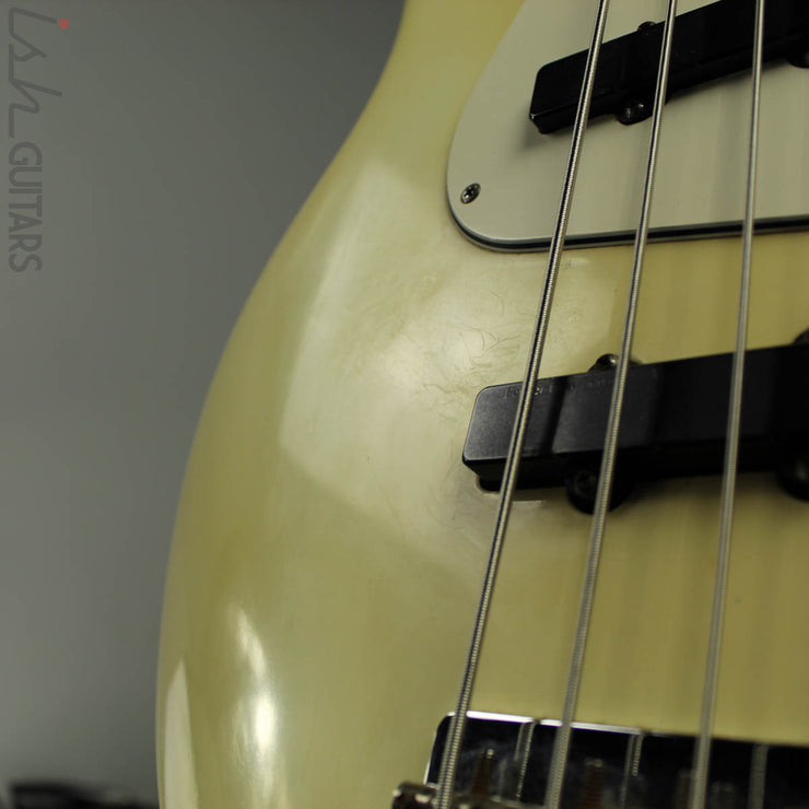 1989 Fender Jazz Bass Olympic White