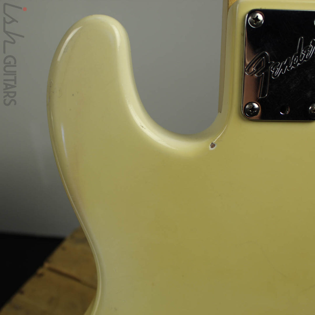 1989 Fender Jazz Bass Olympic White