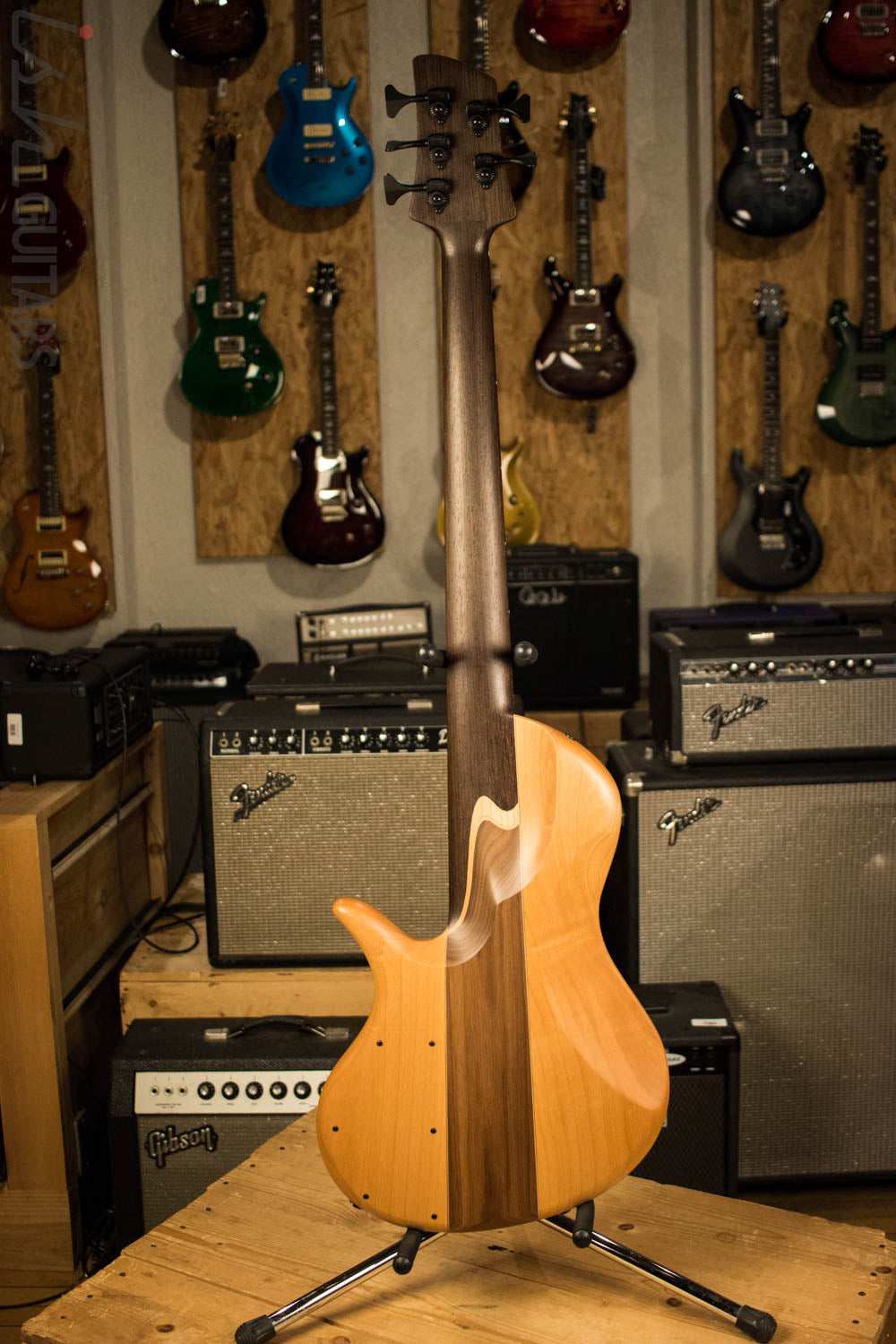 Elrick Singlecut Neck Through Bass Guitar Wenge Neck