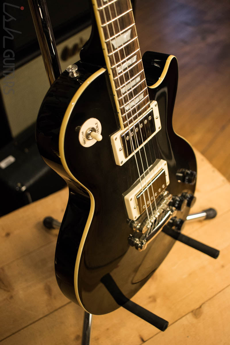 ギター Epiphone Les Paul 1960 tribute plus Epiphone Les Paul 1960 Tribute Plus Midnight Ebony Electric