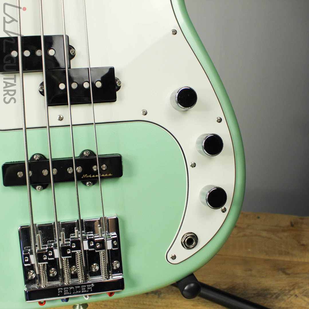 2017 Fender FSR PJ Bass Seafoam Pearl