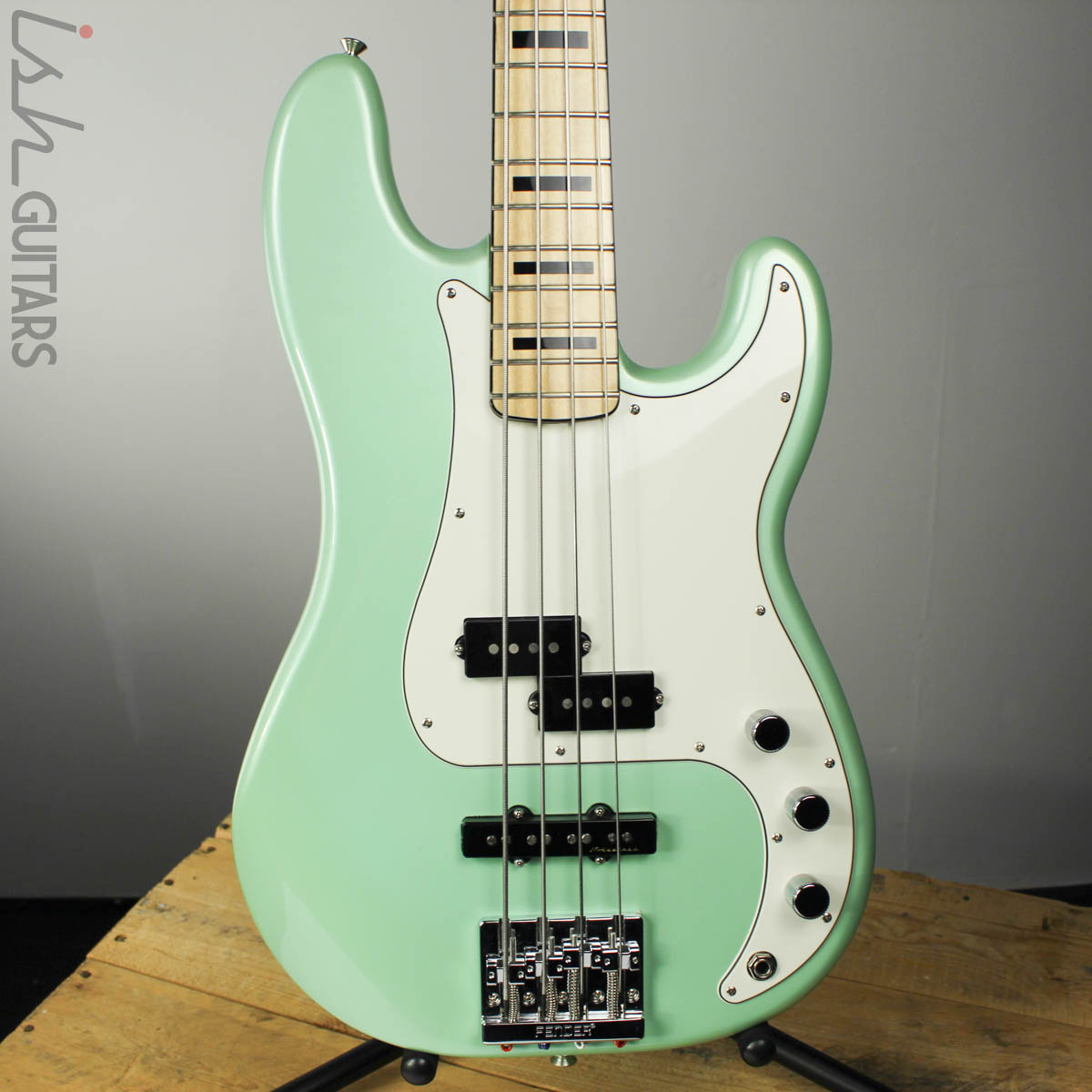 2017 Fender FSR PJ Bass Seafoam Pearl – Ish Guitars