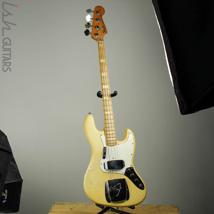 1976 Fender Jazz Bass Rare Olympic White