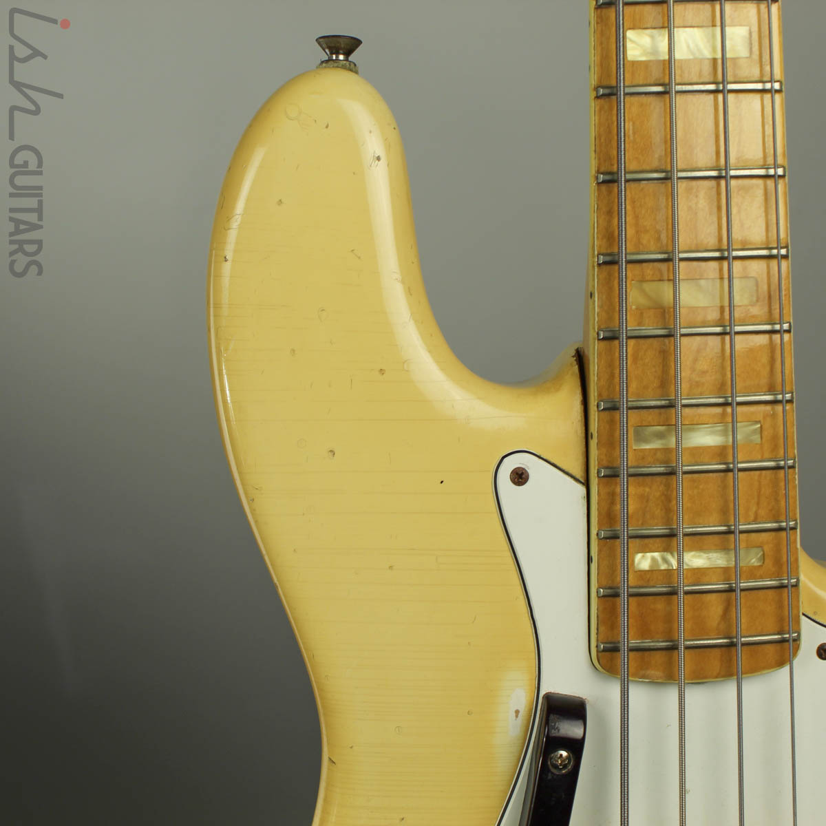 1976 Fender Jazz Bass Rare Olympic White – Ish Guitars