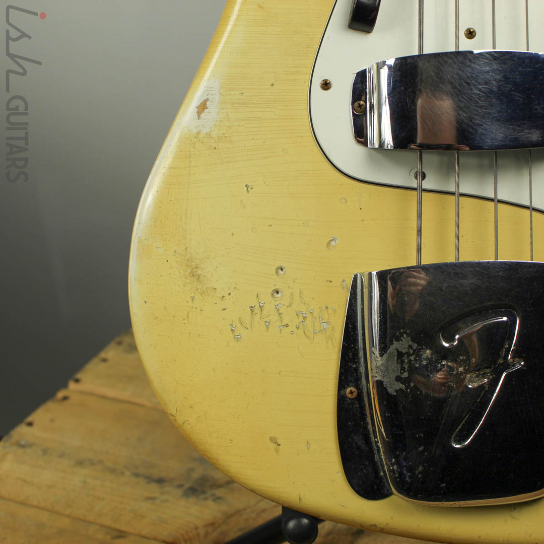 1976 Fender Jazz Bass Rare Olympic White