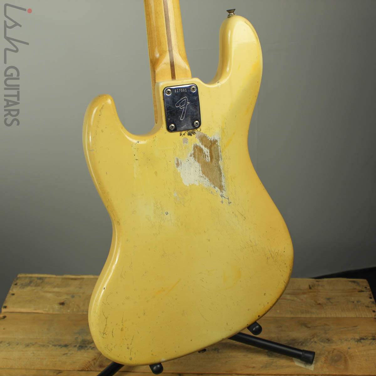 1976 Fender Jazz Bass Rare Olympic White – Ish Guitars