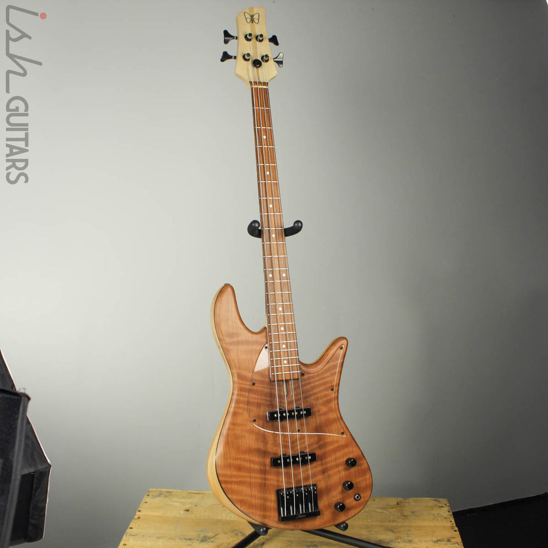 Fodera Emperor J Standard Special Flamed Redwood Limited Edition 1 of 5!