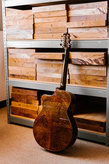 PRS Private Stock Angelus Acoustic Natural Top Back East Indian Rosewood