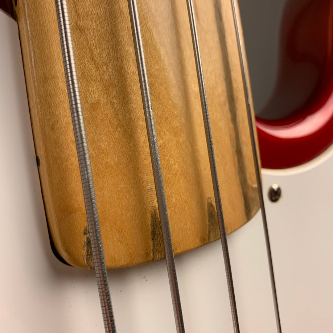 1977-1978 Fender Fretless P-Bass 2004 Body Candy Apple Red