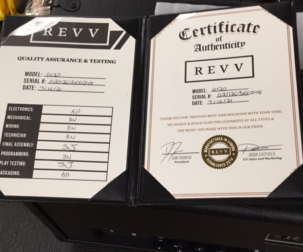 Revv Generator 100P MKIII 120-watt Tube Head