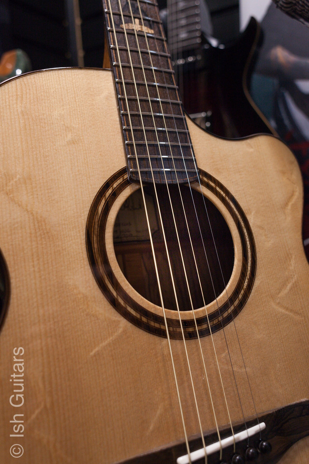 NAMM Paul Reed Smith PRS Private Stock Angelus Acoustic Electric Guitar