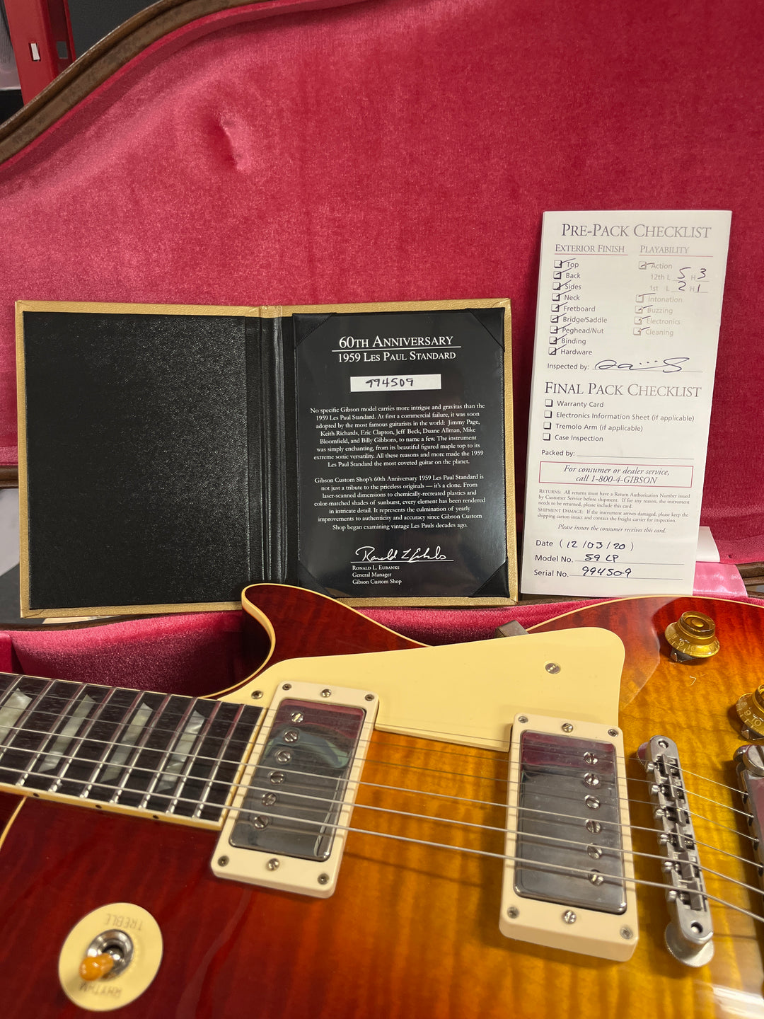 2020 Gibson Custom 60th Anniversary &