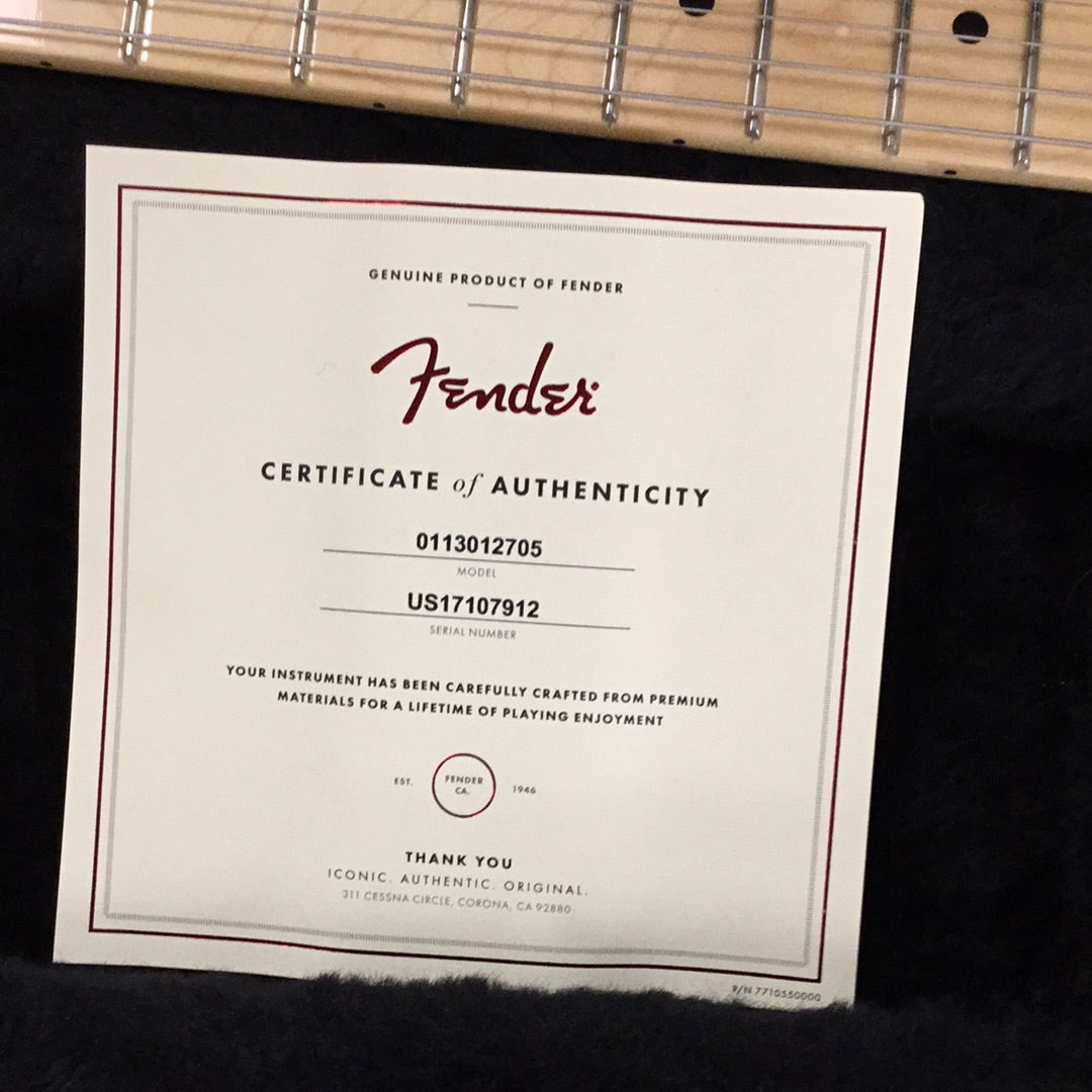 2017 Fender American Standard Stratocaster Olympic White