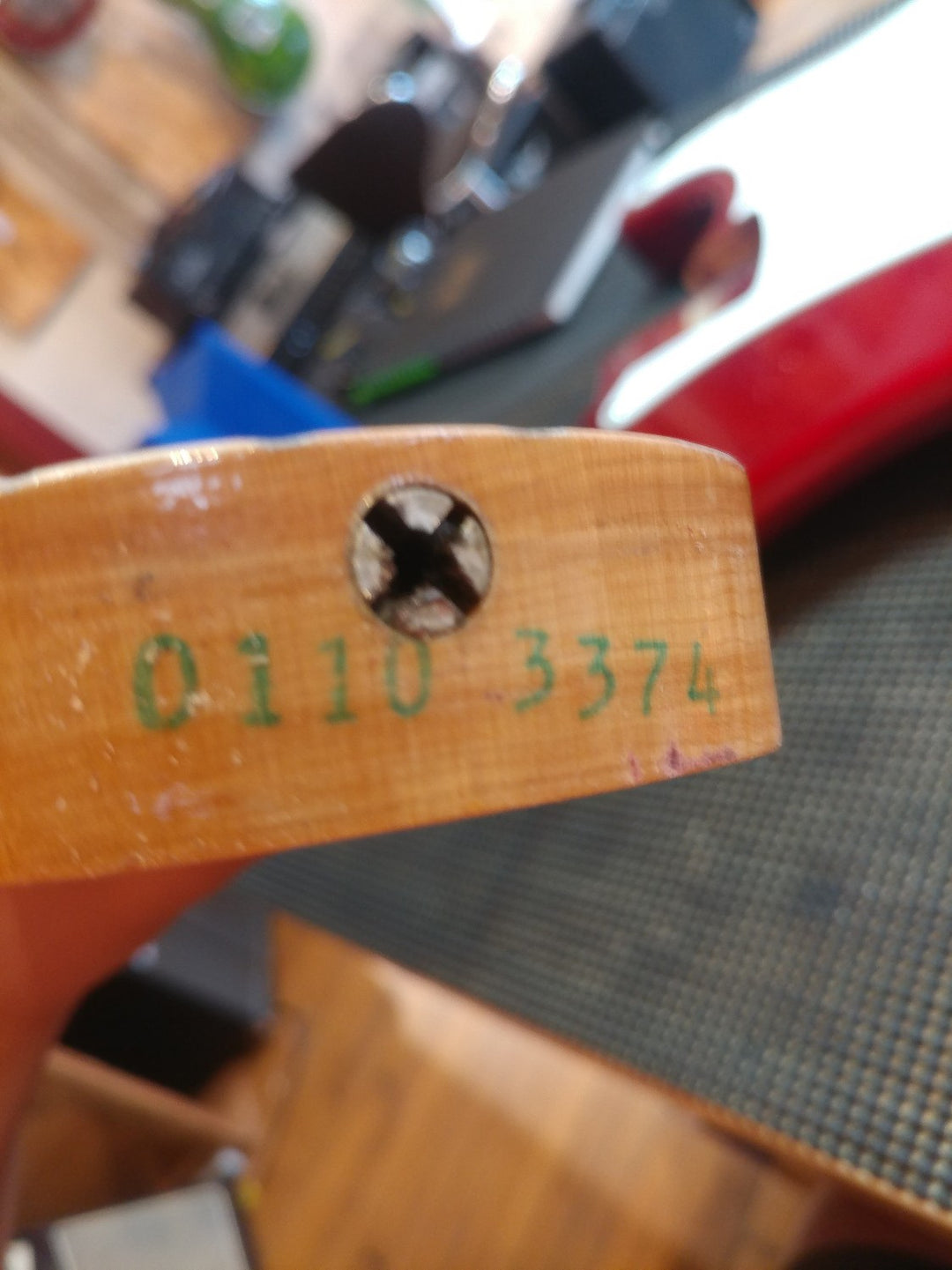 1977-1978 Fender Fretless P-Bass 2004 Body Candy Apple Red