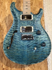 Paul Reed Smith PRS Custom 24 Semi-Hollow Wood Library Quilt Swamp Ash Aquableux