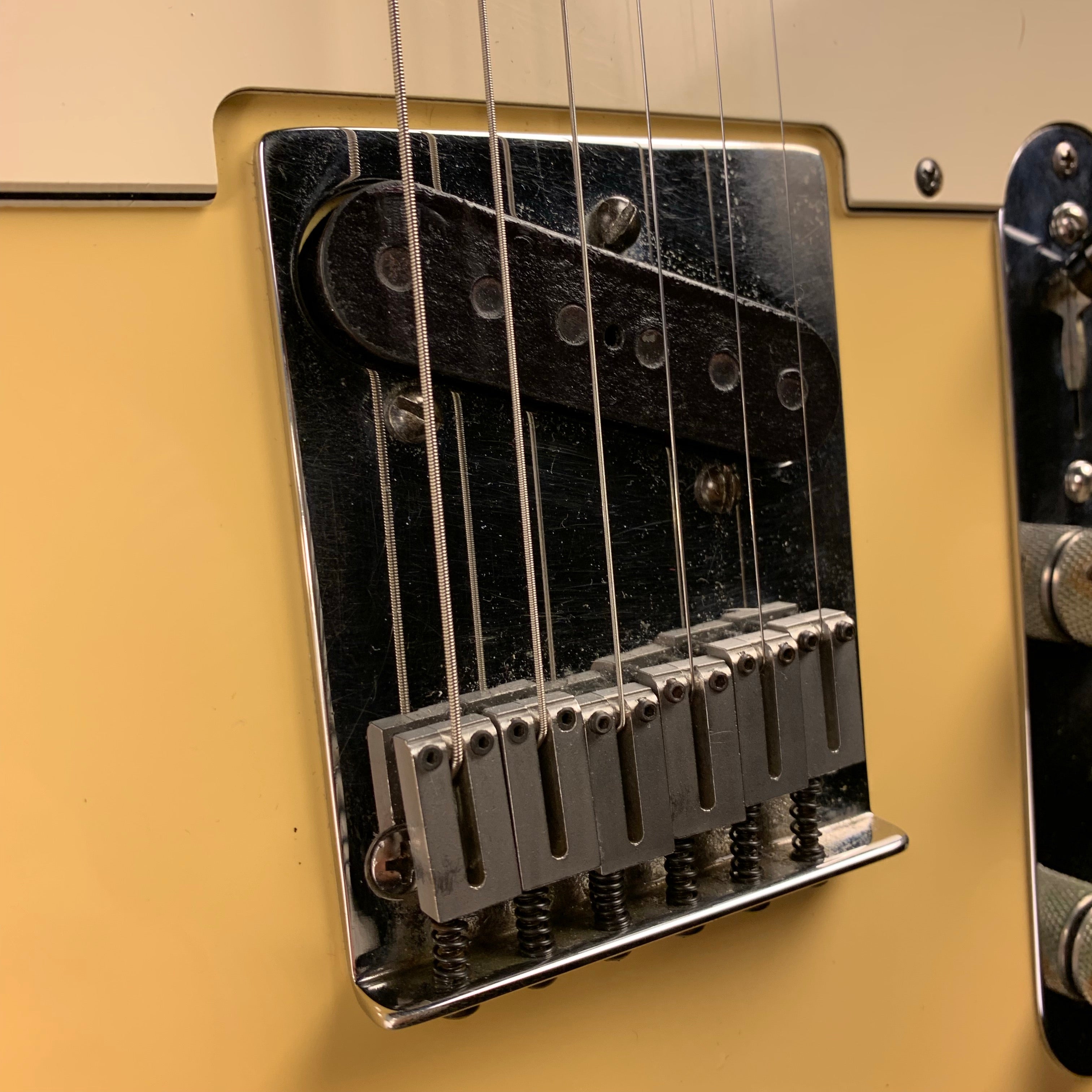 1988 Fender USA Telecaster Standard Olympic White – Ish Guitars