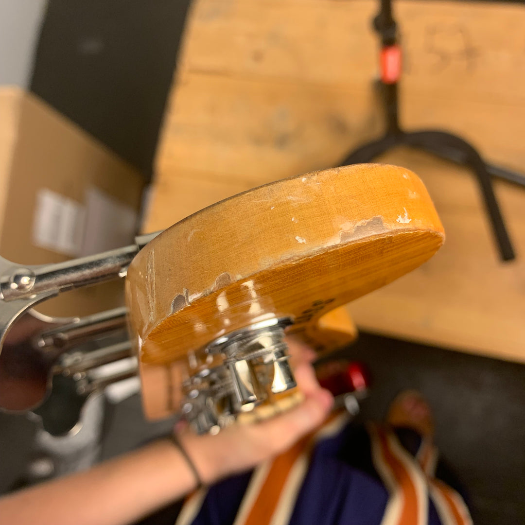 1977-1978 Fender Fretless P-Bass 2004 Body Candy Apple Red