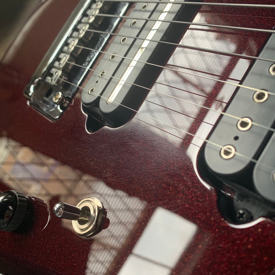 2013 Ernie Ball Music Man BFR JP-12 7 String Cherry Sugar