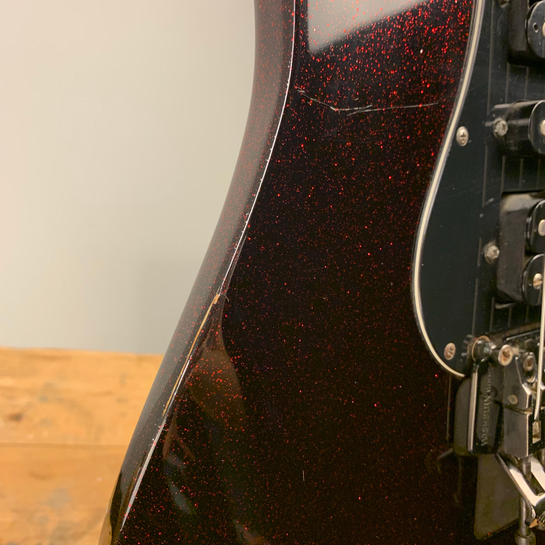 1990s Washburn MG-44 Black Cherry Sparkle