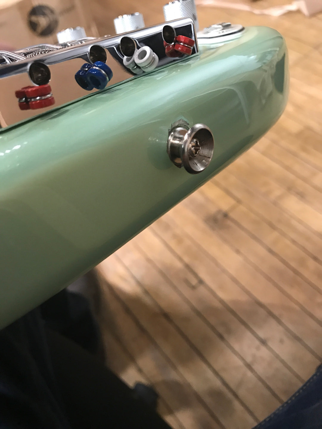 2017 Fender FSR PJ Bass Seafoam Pearl