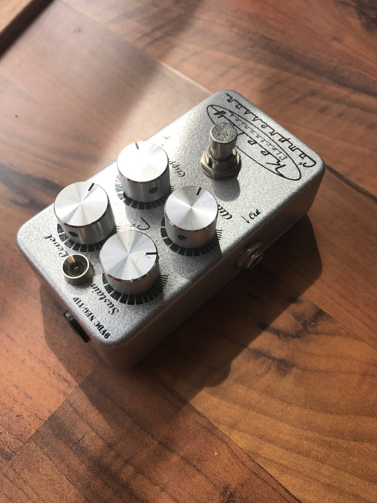 【KCP4】自作Keeley Compressor C4/メタシルバー/直接印刷 KCP4】自作Keeley Compressor C4/メタシルバー/直接印刷 KCP4】自作
