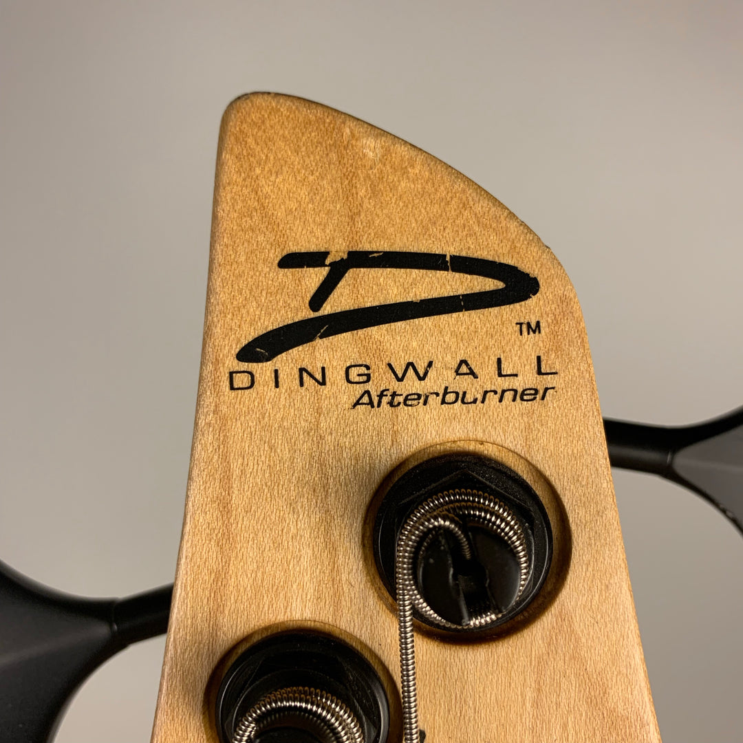 2003 Dingwall Afterburner I Flamed Maple Amber Fanned Fret Bass