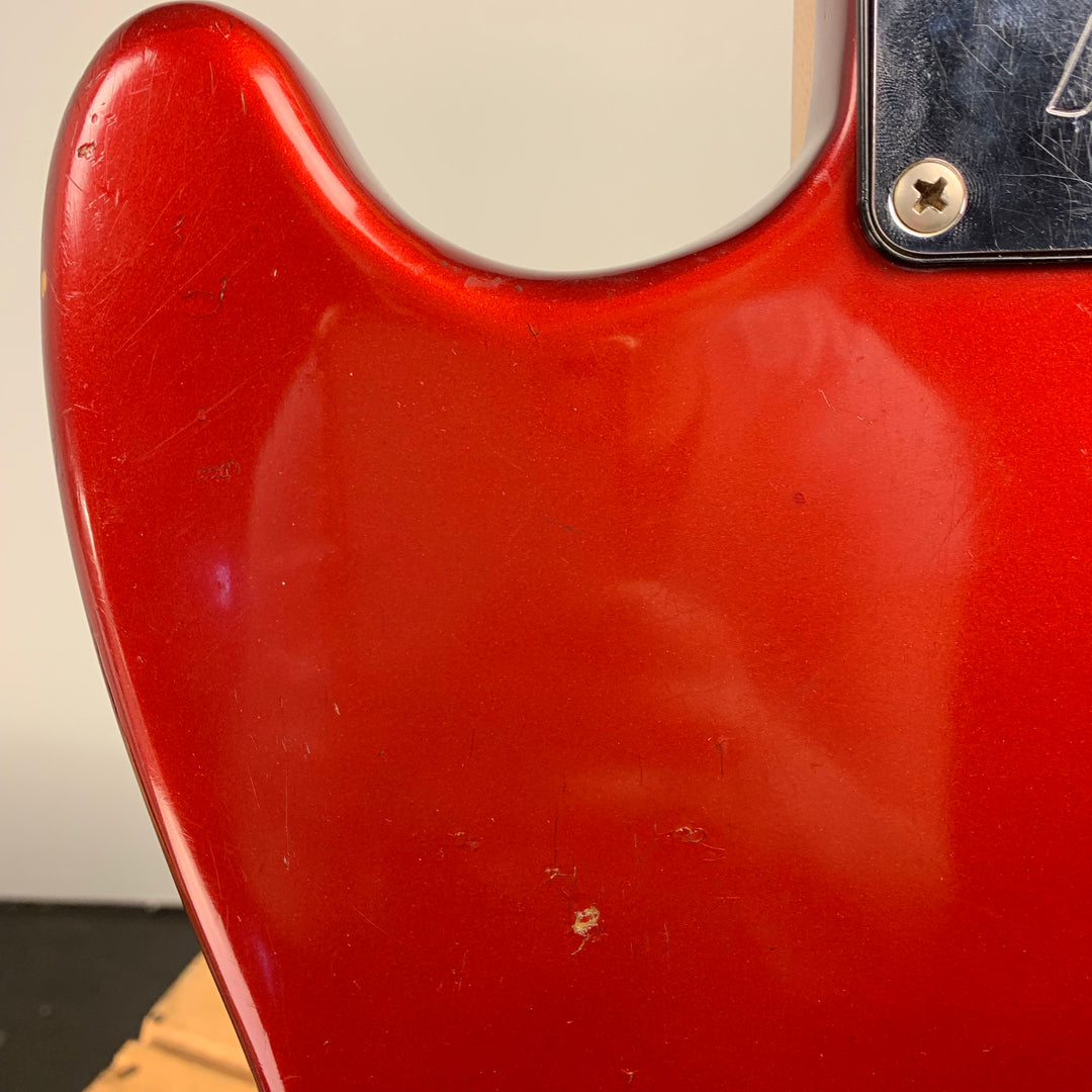 1973 1974 Fender Mustang Red with Competition Racing Stripes (DEMO VIDEO)