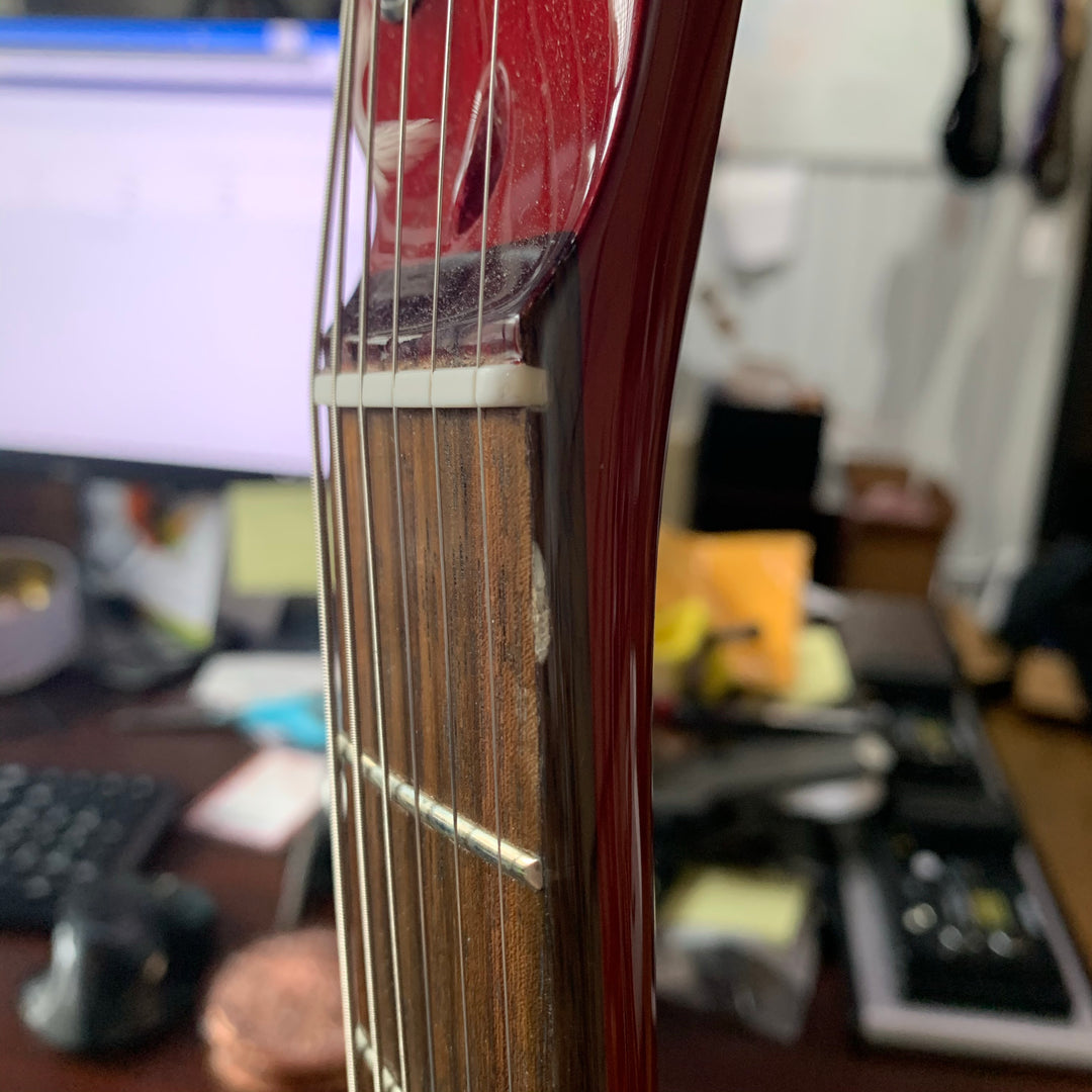2000 Fender Squier Master Series Telecaster Standard Thinline Candy Apple Red