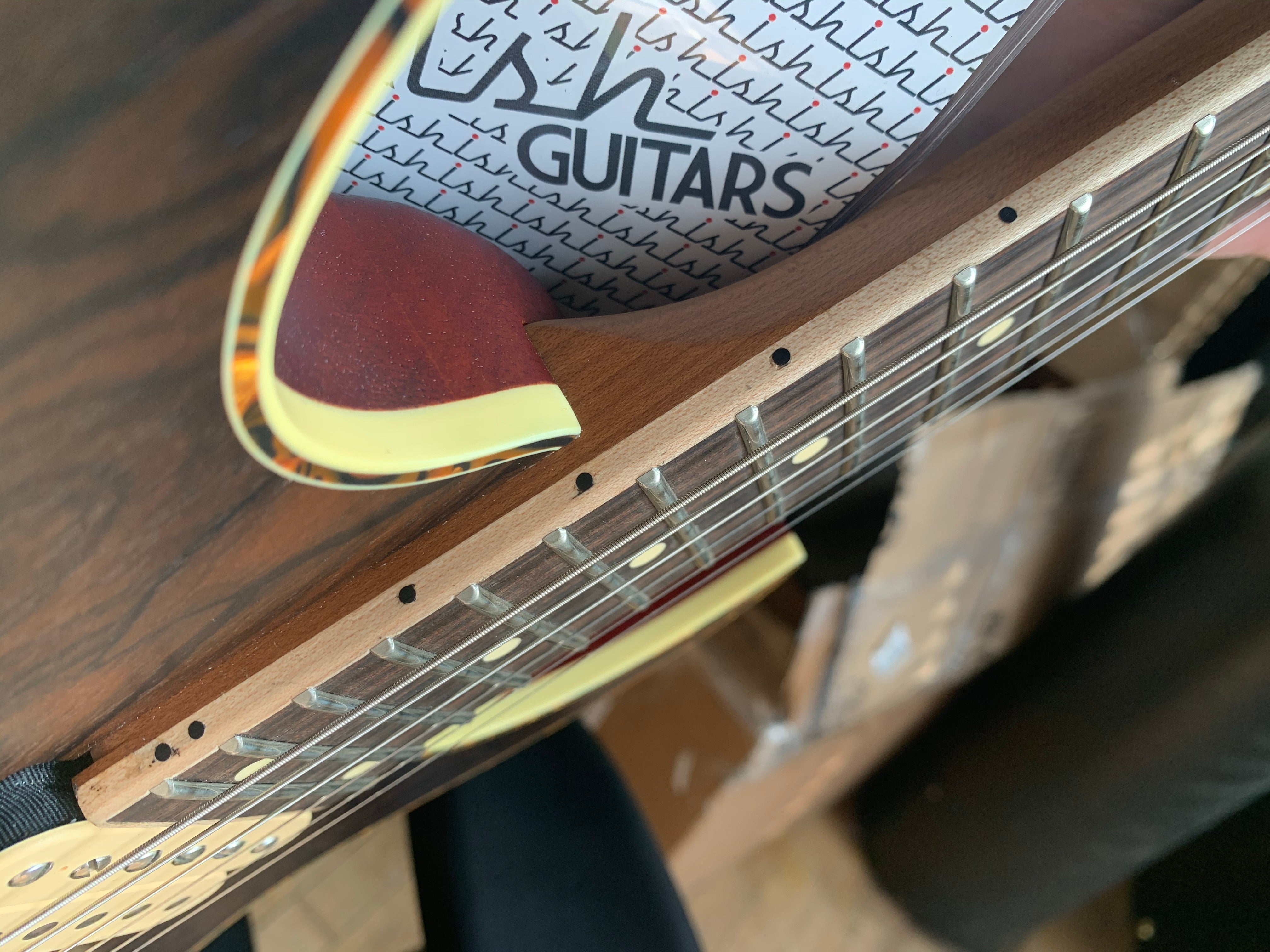 B-Stock Ibanez RGEW521ZC Ziricote Top Natural Flat Finish – Ish