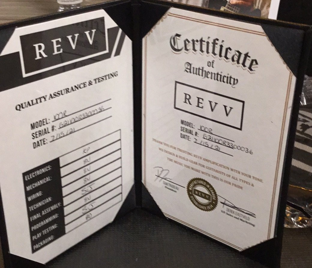 Revv Generator 100R MK3 120W Tube Amp Head Black