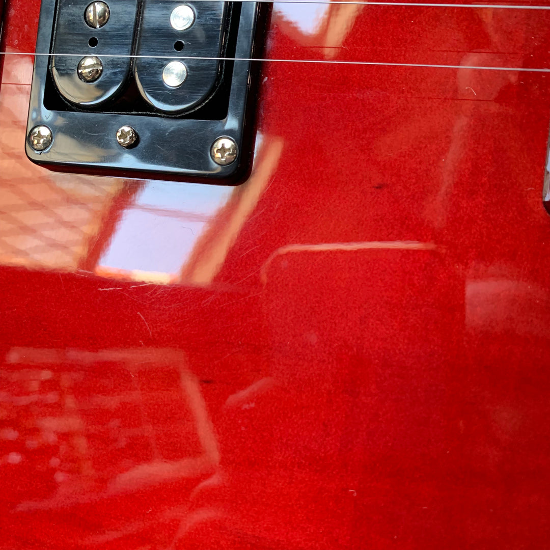 2000 Fender Squier Master Series Telecaster Standard Thinline Candy Apple Red