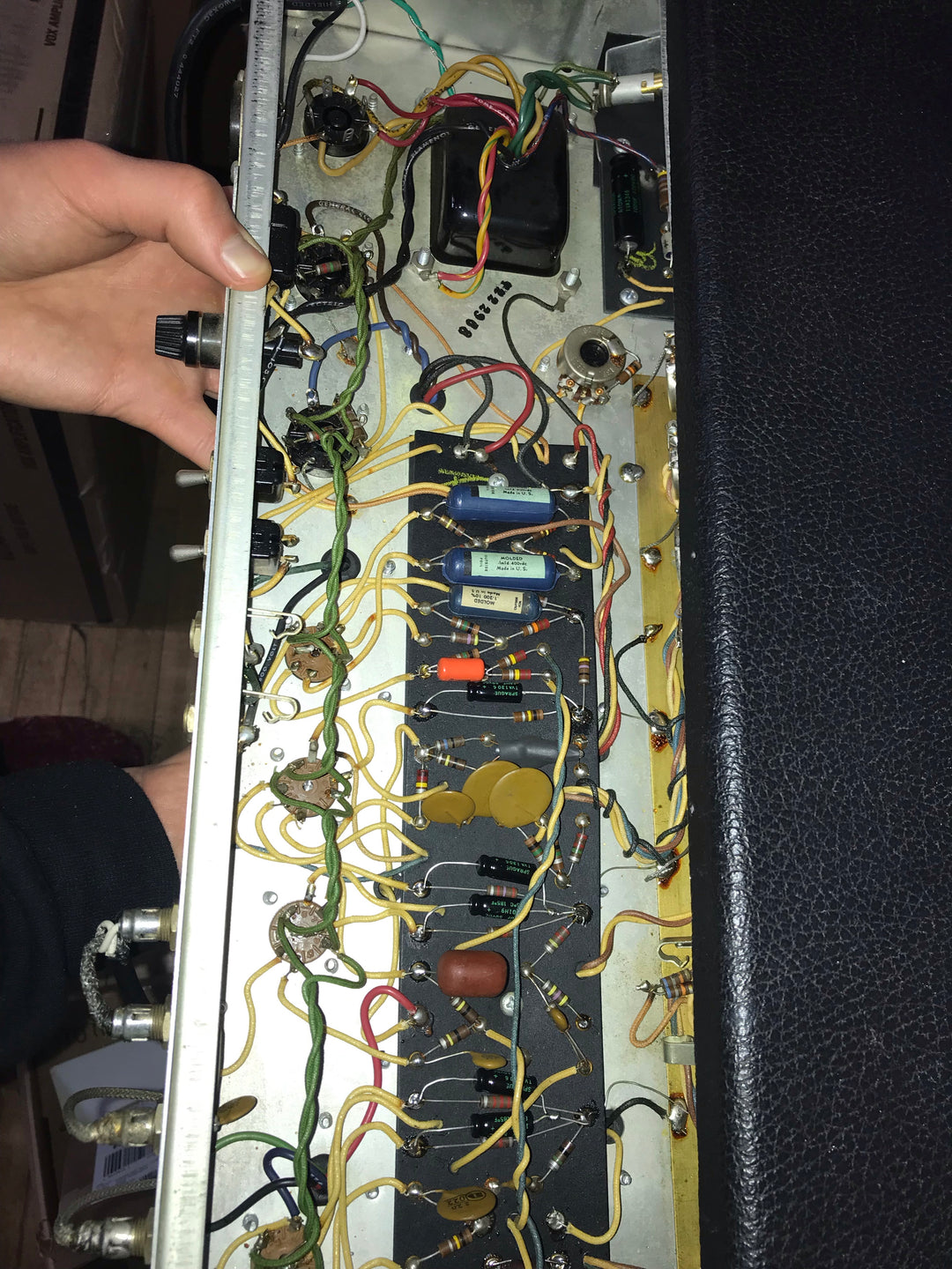 1968 Fender Deluxe Reverb "Drip Edge" w/ Footswitch