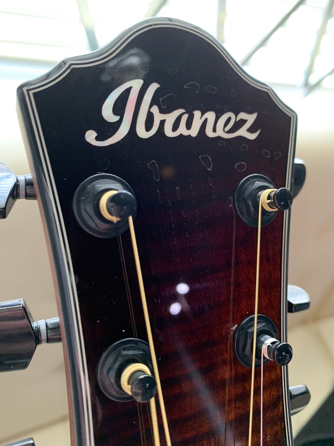 Ibanez AEWC32FM Thinline Amber Sunset Fade B-Stock