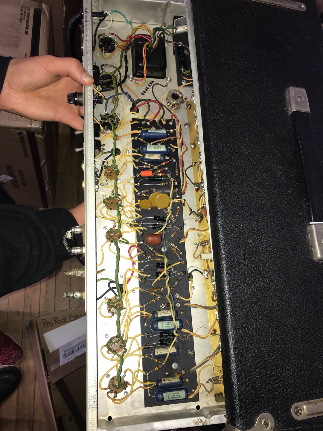 1968 Fender Deluxe Reverb "Drip Edge" w/ Footswitch