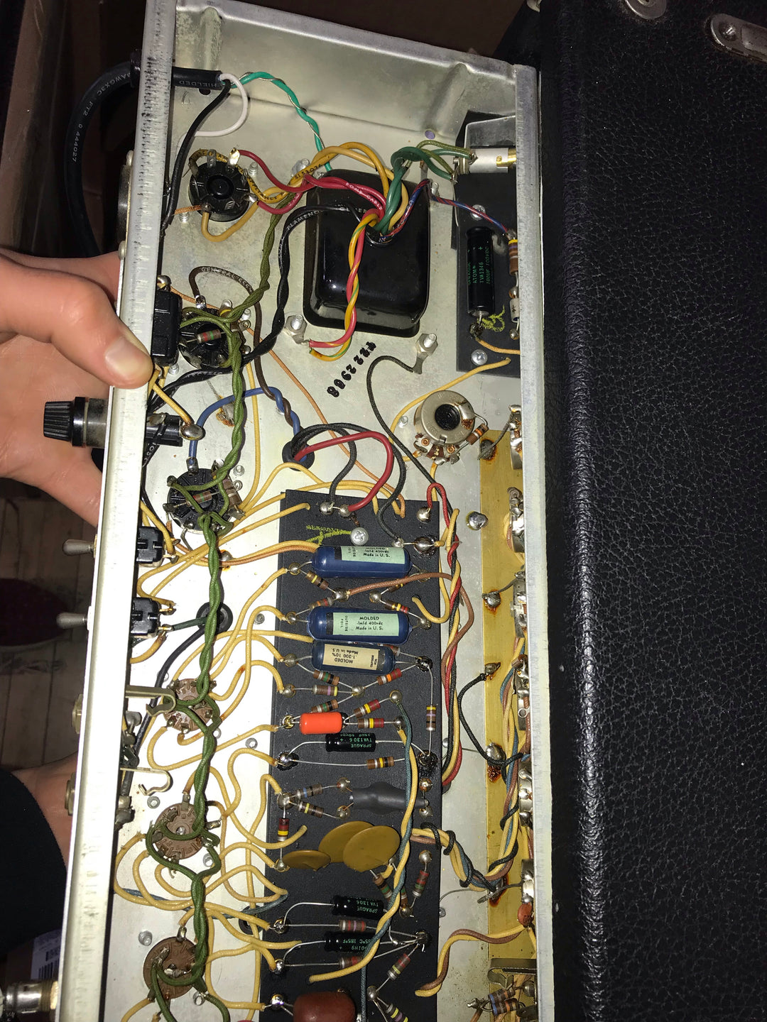 1968 Fender Deluxe Reverb "Drip Edge" w/ Footswitch