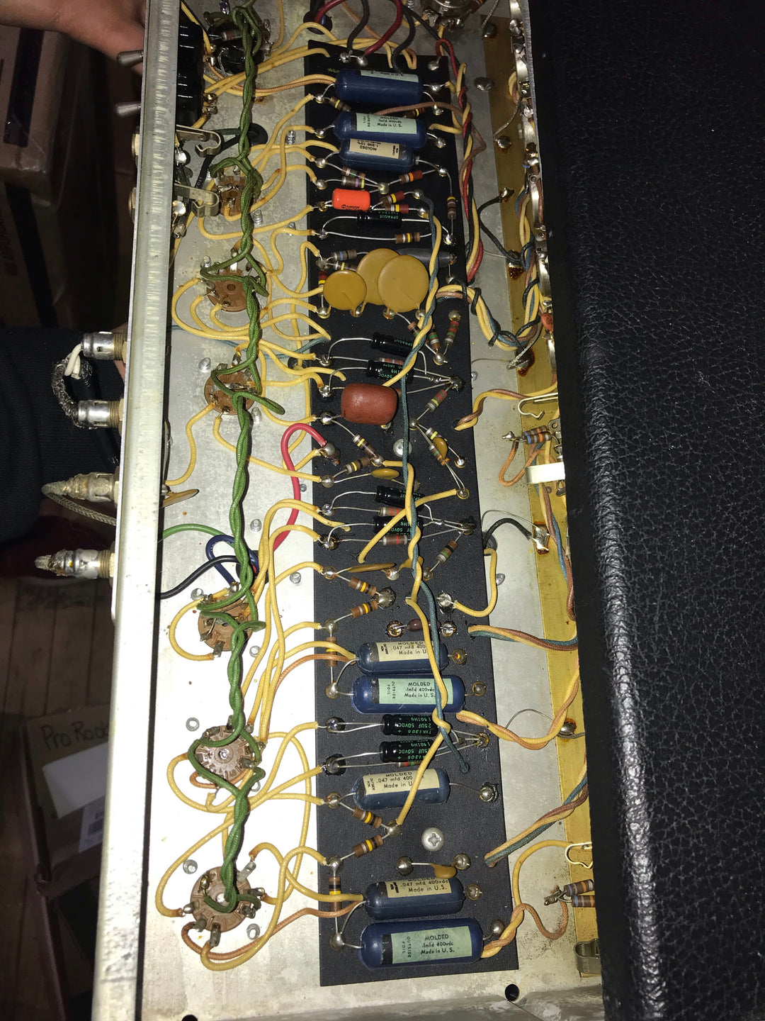 1968 Fender Deluxe Reverb "Drip Edge" w/ Footswitch