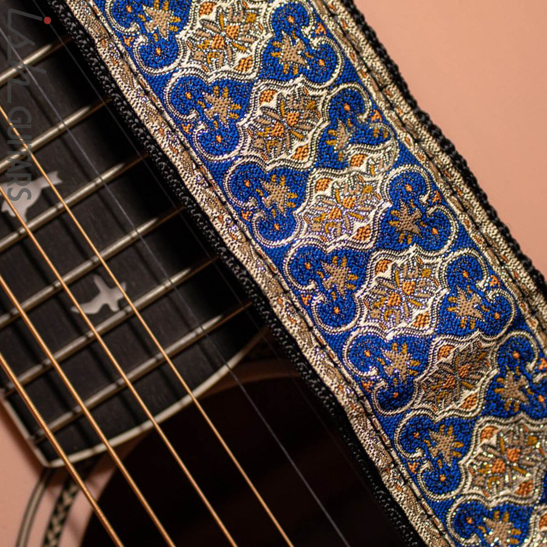 PRS 2” Retro Guitar Strap Blue/Silver Limited Edition
