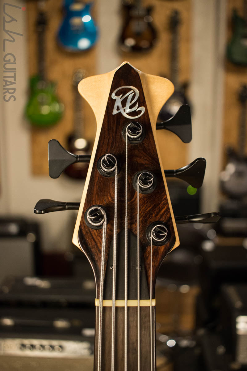 Ken Lawrence Brase 5 Fretless Cocobolo Piezo