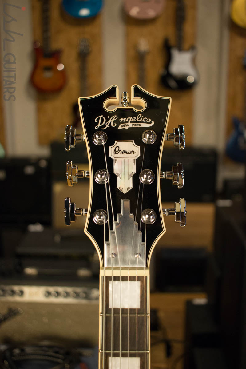 D’Angelico Premier Series Ludlow Electric Guitar with Stopbar Tailpiece Army Green