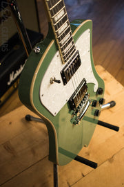 D’Angelico Premier Series Ludlow Electric Guitar with Stopbar Tailpiece Army Green