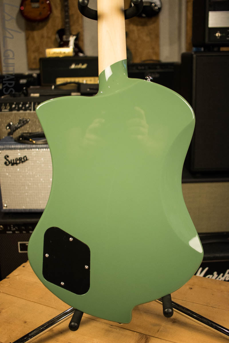 D’Angelico Premier Series Ludlow Electric Guitar with Stopbar Tailpiece Army Green