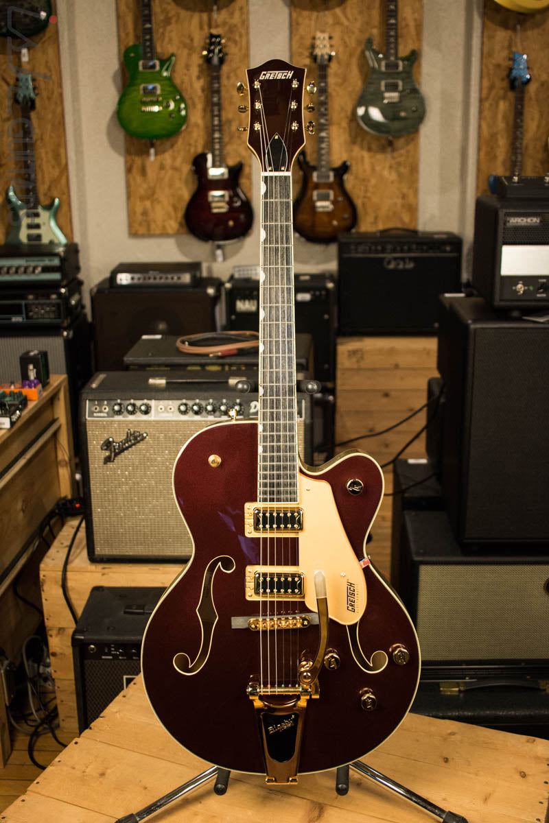 Gretsch G5420TG Electromatic 135th Anniversary LTD - Two Tone Dark Cherry Metallic on Casino Gold